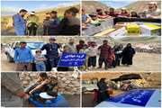 انفجار خدمت توسط گروه های جهادی دامپزشکی قزوین در استان چهارمحال بختیاری